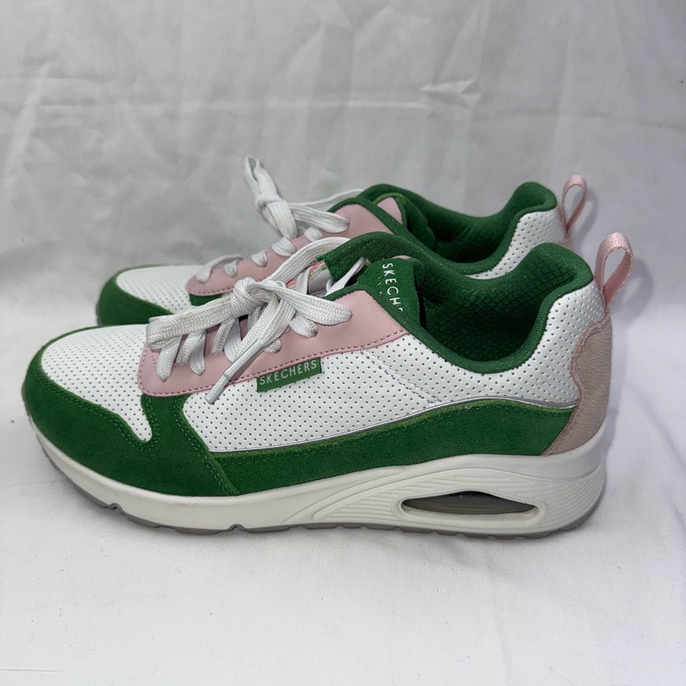 Skechers Women's Street Uno - 2 Much Fun sneakers in green size 9